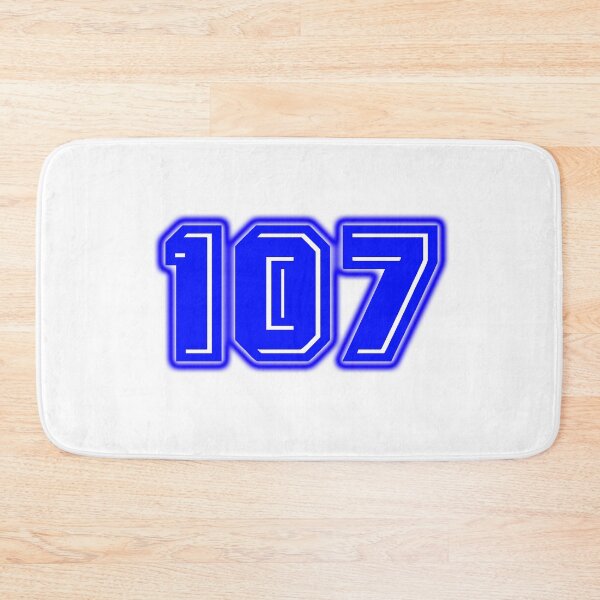 Item preview, Blue Number 107 designed and sold by sport-blue.