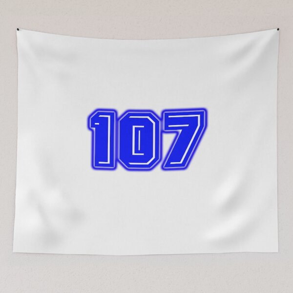 Item preview, Blue Number 107 designed and sold by sport-blue.