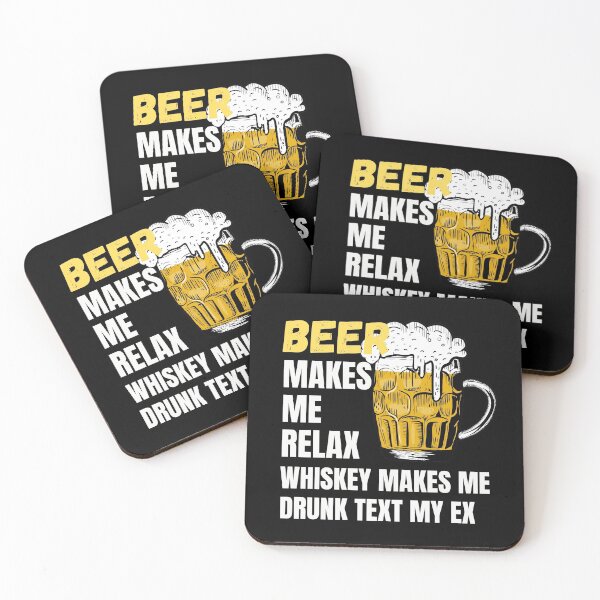 Item preview, Beer Makes Me Relax Whiskey Makes Me Drunk Text My Ex designed and sold by RGRamsey.