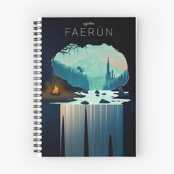 Item preview, /Explore Faerun poster designed and sold by mariaclemons.