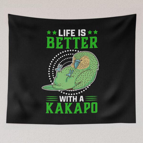 Item preview, Life is better with Kakapo New Zealand parrot designed and sold by madgrfx.