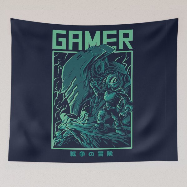 Item preview, Gamer Remastered Illustration designed and sold by Peekonet.