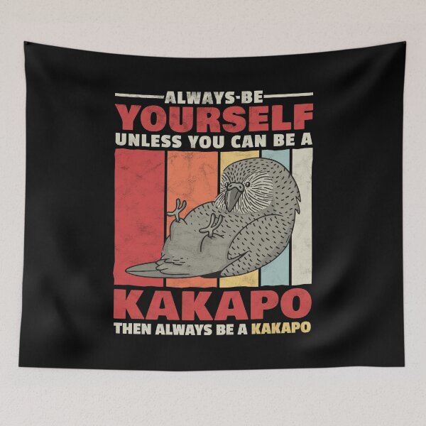 Item preview, Be a Kakapo New Zealand travel parrot gift designed and sold by madgrfx.