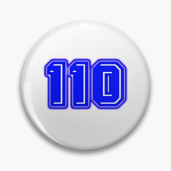Item preview, Blue Number 110 designed and sold by sport-blue.