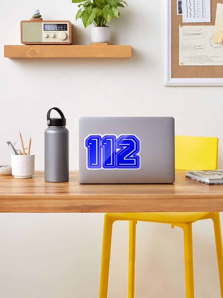 112 Numbers Stickers – Stickers by AshleyK