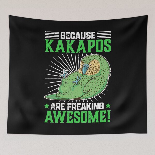 Item preview, Kakapo are great New Zealand parrot saying designed and sold by madgrfx.