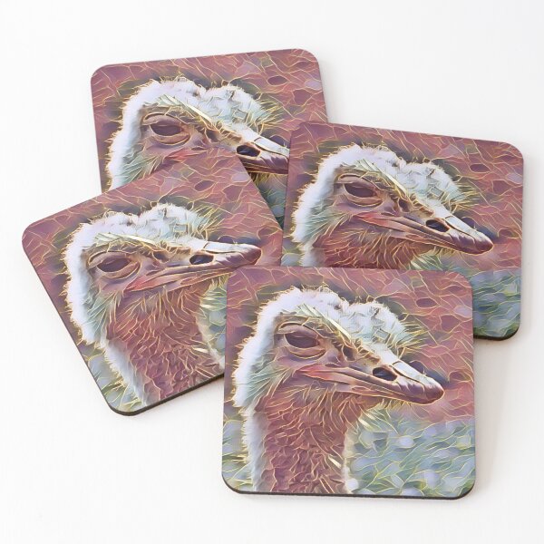 Item preview, Ostrich Head In Gemstone designed and sold by Fearless-Fox.
