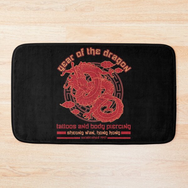 Item preview, Year of the Dragon, Red Dragon Tattoo Studio Design, Chinese Dragon designed and sold by Proverbial Wisdom Design.