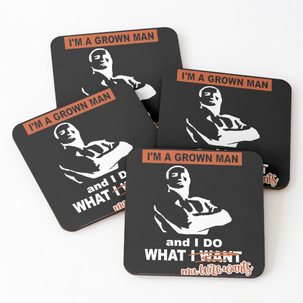 Item preview, I'm a grown man and I do what I want. designed and sold by koonam.