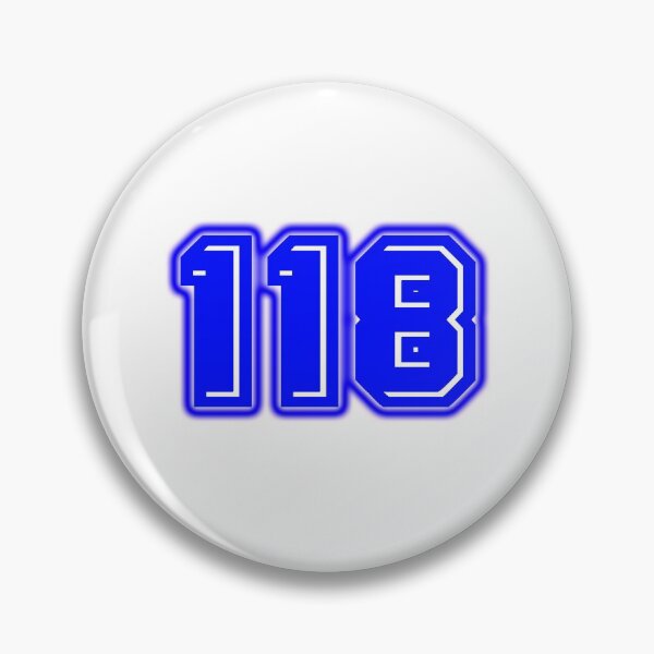 Item preview, Blue Number 118 designed and sold by sport-blue.