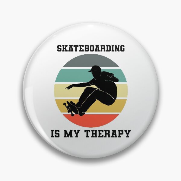Item preview, Skateboarding Is My Therapy designed and sold by ojdart.