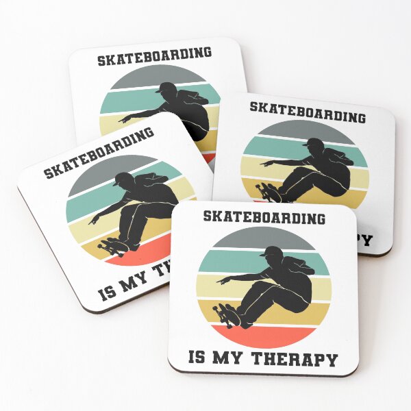 Item preview, Skateboarding Is My Therapy designed and sold by ojdart.