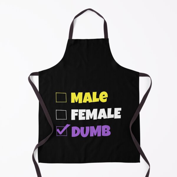 Item preview, Funny Nonbinary | Male Female DUMB | Gift for Enby designed and sold by throuplescorner.