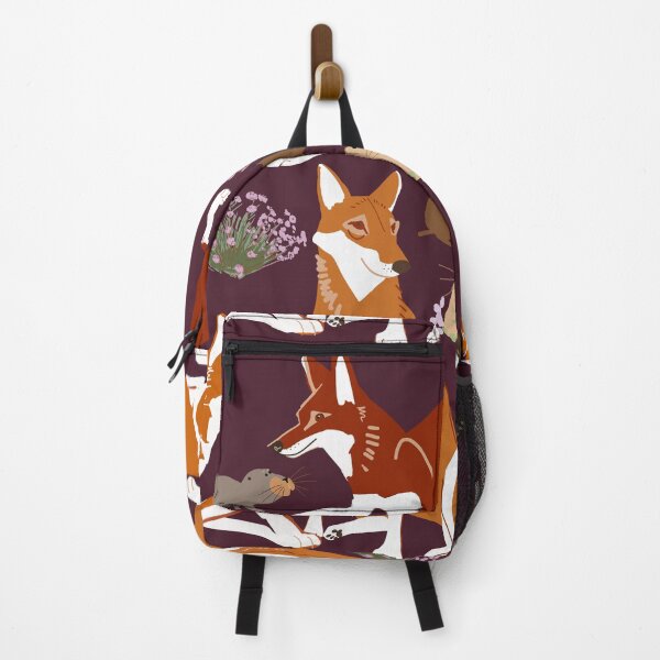 Item preview, Caberu pattern in eggplant purple Ethiopian Wolf designed and sold by belettelepink.