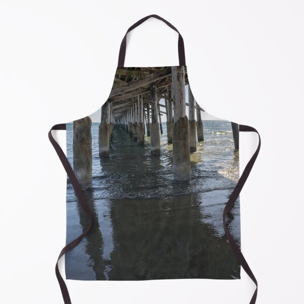 Item preview, Silky Sands - Reflections Under Newport Beach Pier Orange County California designed and sold by Georgia Mizuleva.