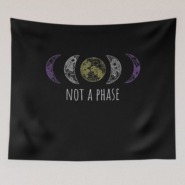 Item preview, Nonbinary Not a Phase | Gift for Enby designed and sold by throuplescorner.