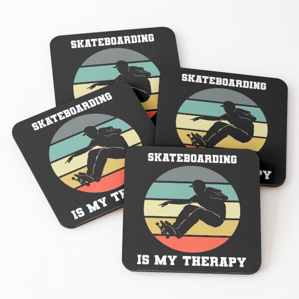 Item preview, Skateboarding Is My Therapy designed and sold by ojdart.