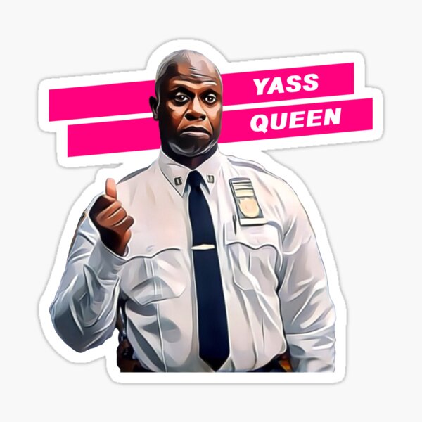 Item preview, Yass Queen - Captain Holt Gay Card - Brooklyn Nine Nine designed and sold by ⭐️⭐️⭐️⭐️⭐️ Smile More.