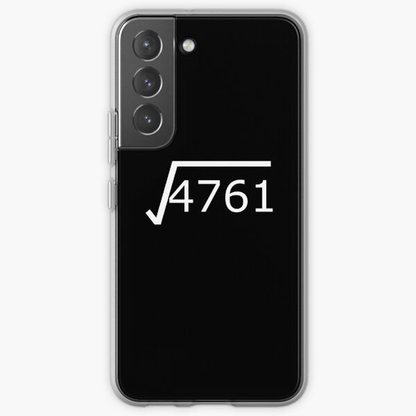 square root of 4761 Samsung Galaxy Soft Case