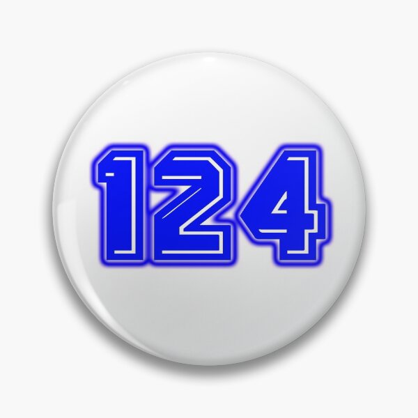 Item preview, Blue Number 124 designed and sold by sport-blue.