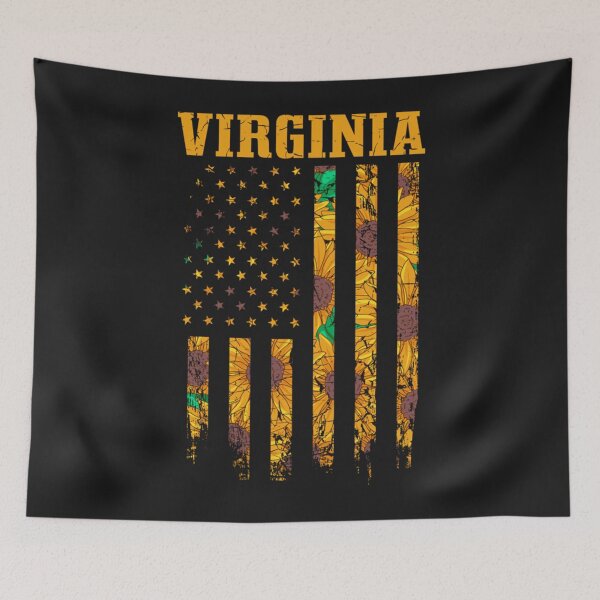Artikelvorschau, Sonnenblume Amerikanische Flagge Virginia 4. Juli VA entworfen und verkauft von coraclr.