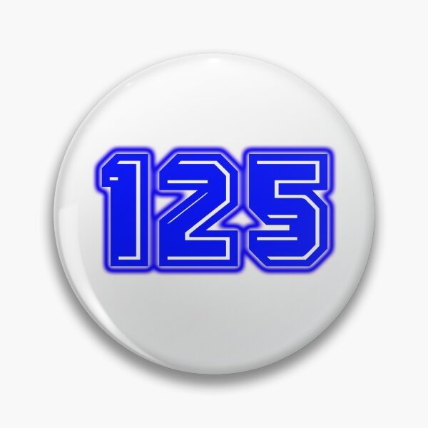Item preview, Blue Number 125 designed and sold by sport-blue.