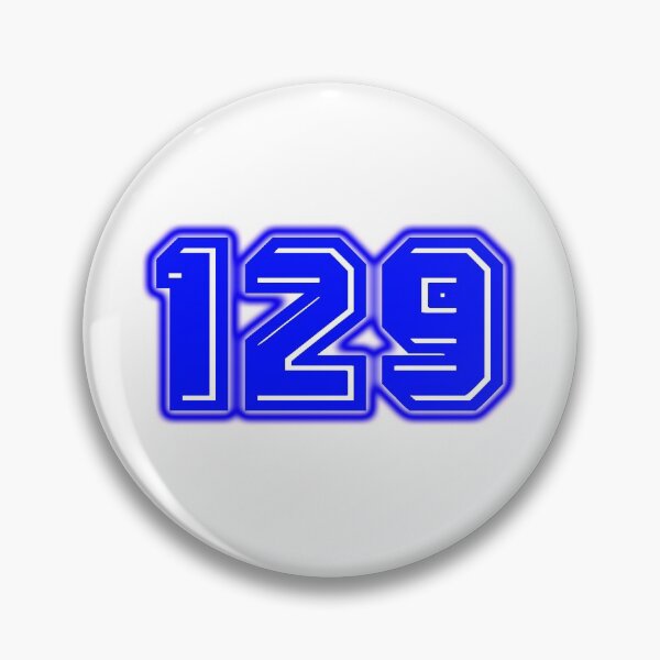 Item preview, Blue Number 129 designed and sold by sport-blue.