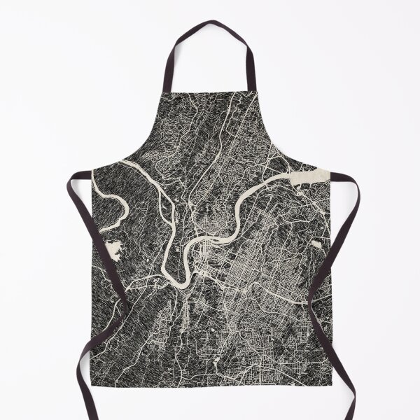 Item preview, Chattanooga map Tennessee Ink lines designed and sold by InkMaps.