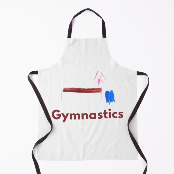 Item preview, Gymnastics girl on balance beam kids drawing  designed and sold by PeacePluss.