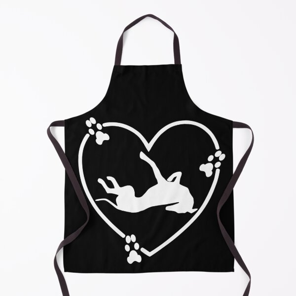 Item preview, Greyhound Roaching Heart Paw Prints White designed and sold by GreytGraphicals.