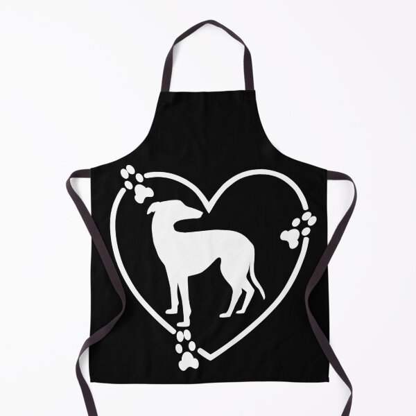 Item preview, Greyhound Heart Paw Prints Black designed and sold by GreytGraphicals.