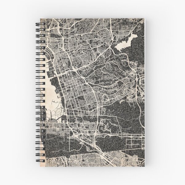 Item preview, Chula Vista map California Ink lines 2 designed and sold by InkMaps.