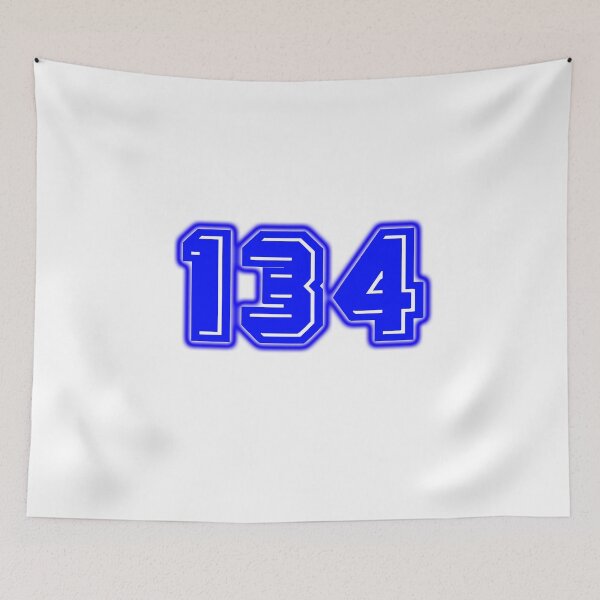 Item preview, Blue Number 134 designed and sold by sport-blue.
