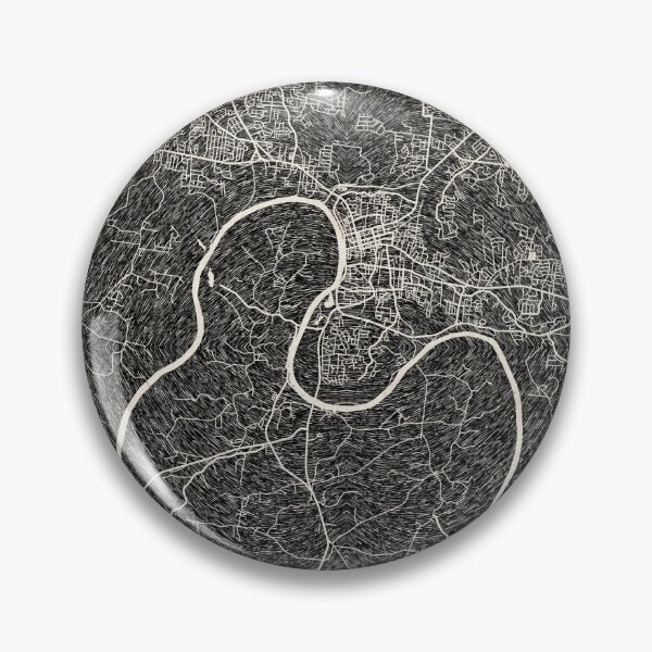 Item preview, Clarksville map Tennessee Ink lines designed and sold by InkMaps.