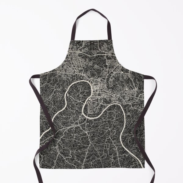 Item preview, Clarksville map Tennessee Ink lines designed and sold by InkMaps.