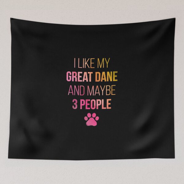 Item preview, Great Dane Owner Funny in Watercolor | Perfect Gift designed and sold by sharajudi.