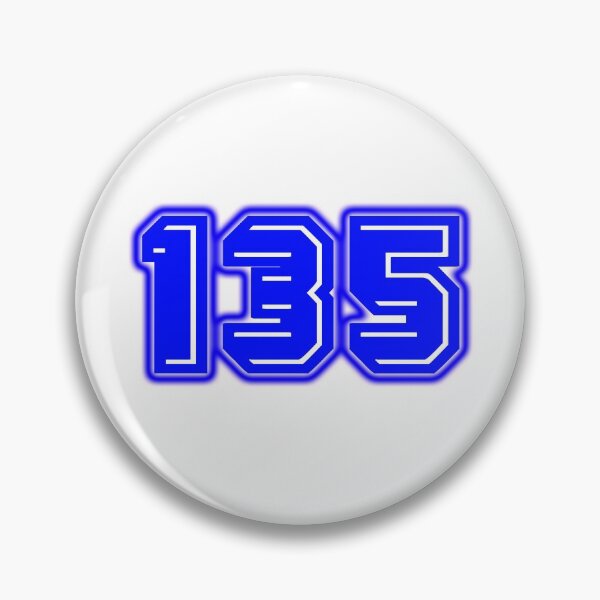 Item preview, Blue Number 135 designed and sold by sport-blue.