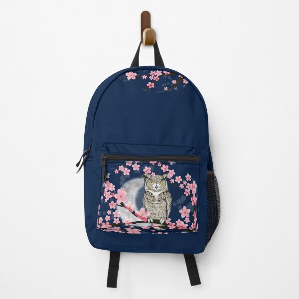 Item preview,  Great horned owl in a blossom tree designed and sold by Bwiselizzy.