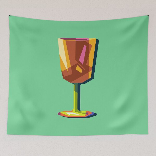 Item preview, Vaso para beber Popart WPAP designed and sold by Rizky Dwi Aprianda.