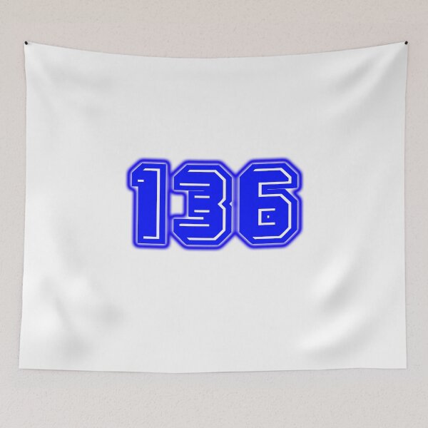 Item preview, Blue Number 136 designed and sold by sport-blue.