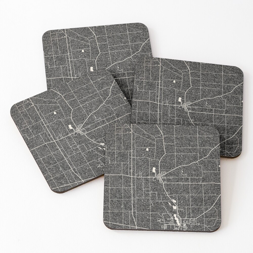 Item preview, Coasters (Set of 4) designed and sold by InkMaps.