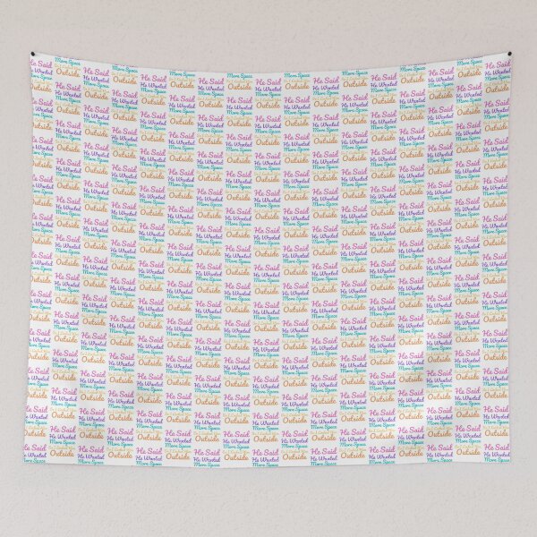 Item preview, He Said He Wanted More Space So I Locked Him Outside - Colorful designed and sold by shellagrash.