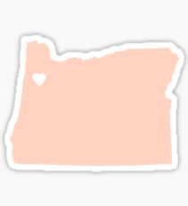 Oregon Peach Sticker