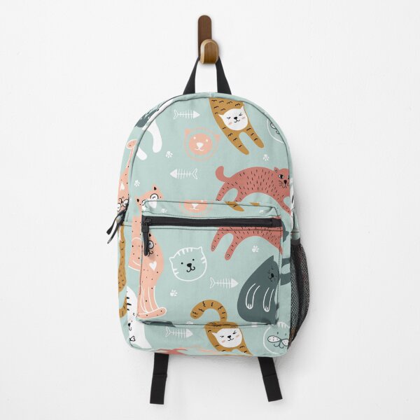 Item preview, Cute Pattern Of Cats, Simple Colorful Design, Cat Pattern designed and sold by PandaSoul.