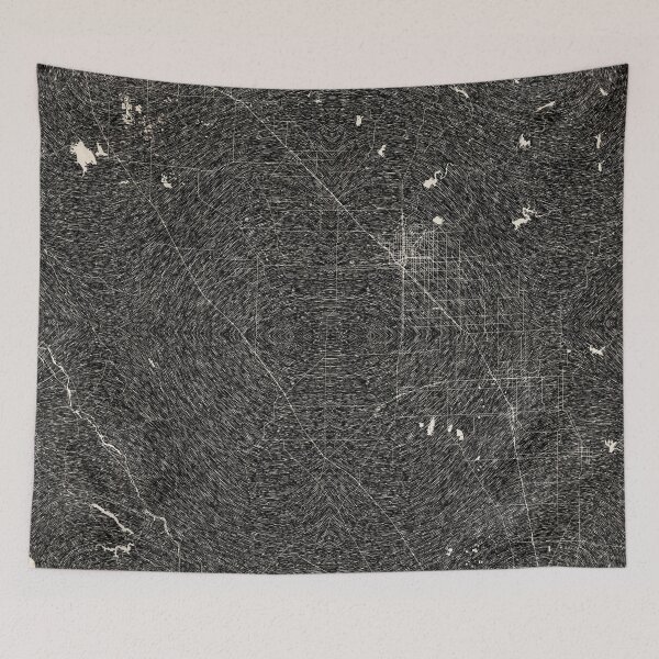 Item preview, Clovis map California ink lines designed and sold by InkMaps.