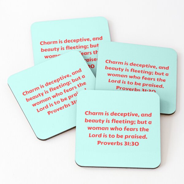 Artikelvorschau, Bible Verse Proverbs 31:30 entworfen und verkauft von Prayingwarrior.