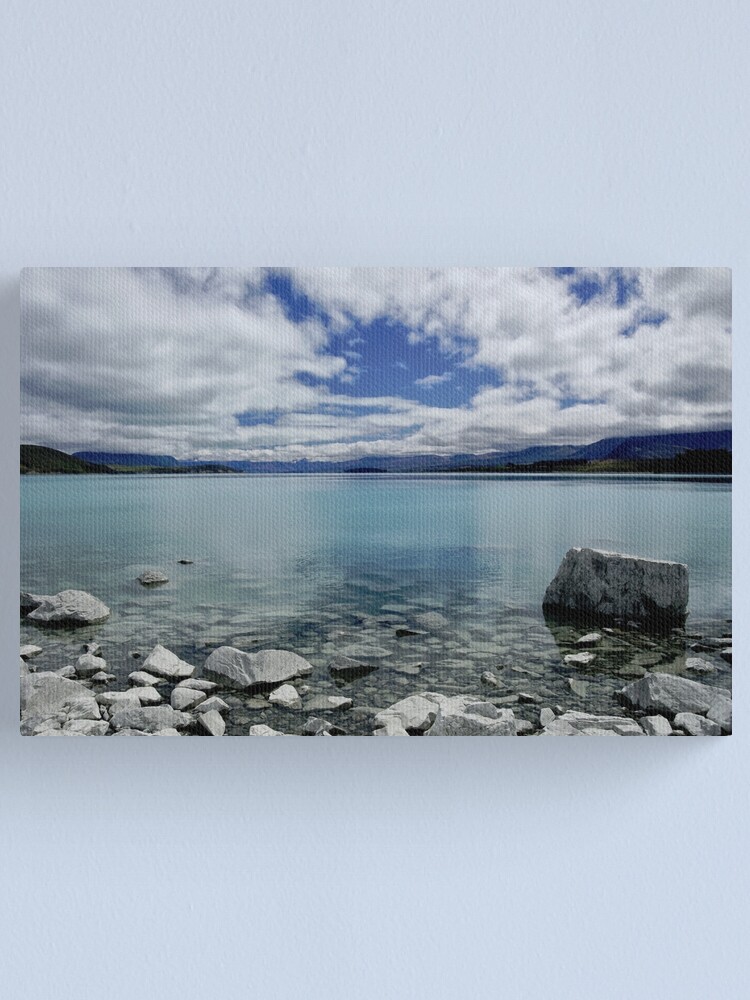 Alternate view of Into Lake Tekapo, New Zealand Canvas Print