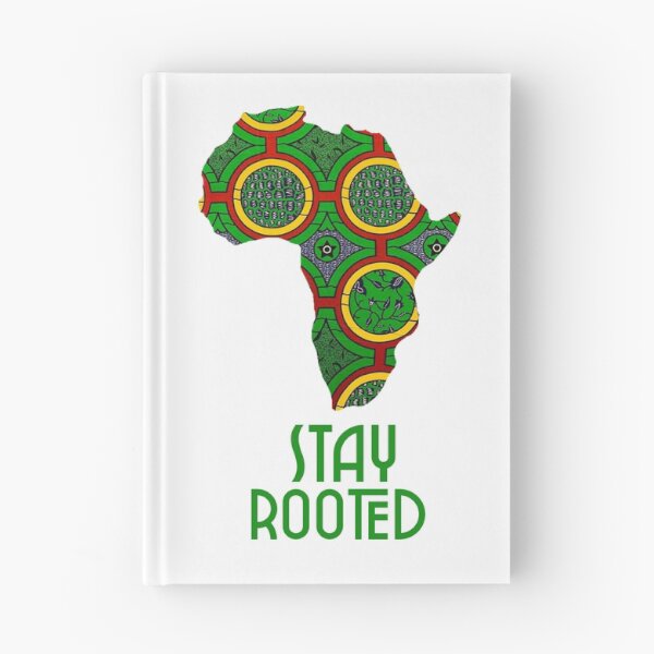 Item preview, Stay Rooted Green Ankara Print Material designed and sold by Mazubalala.