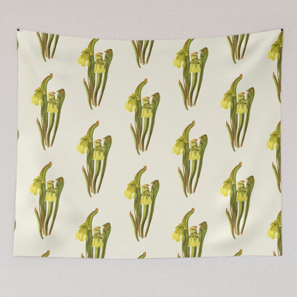 Item preview, Hooded Pitcherplant - Sarracenia Minor- Walcott - Botanical Illustration designed and sold by chimakingthings.