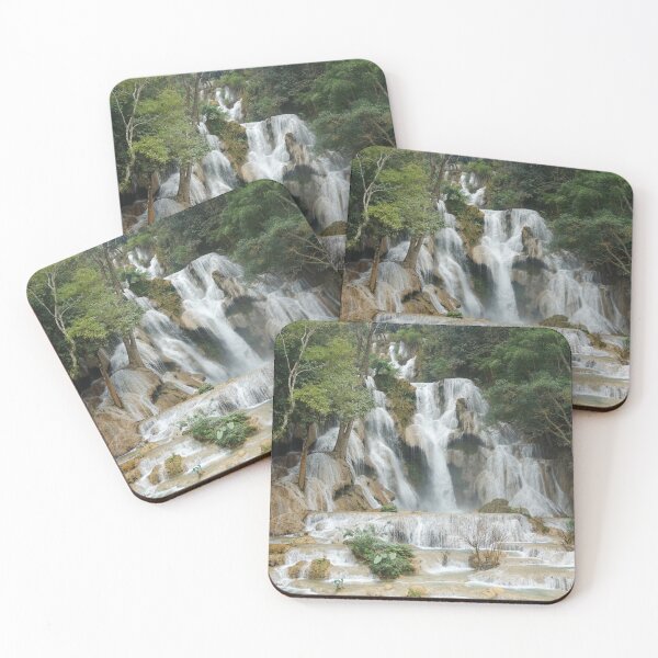 Item preview, Kuang Si Waterfall Laos designed and sold by Vagabondlens.
